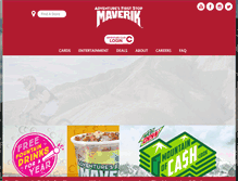 Tablet Screenshot of maverik.com